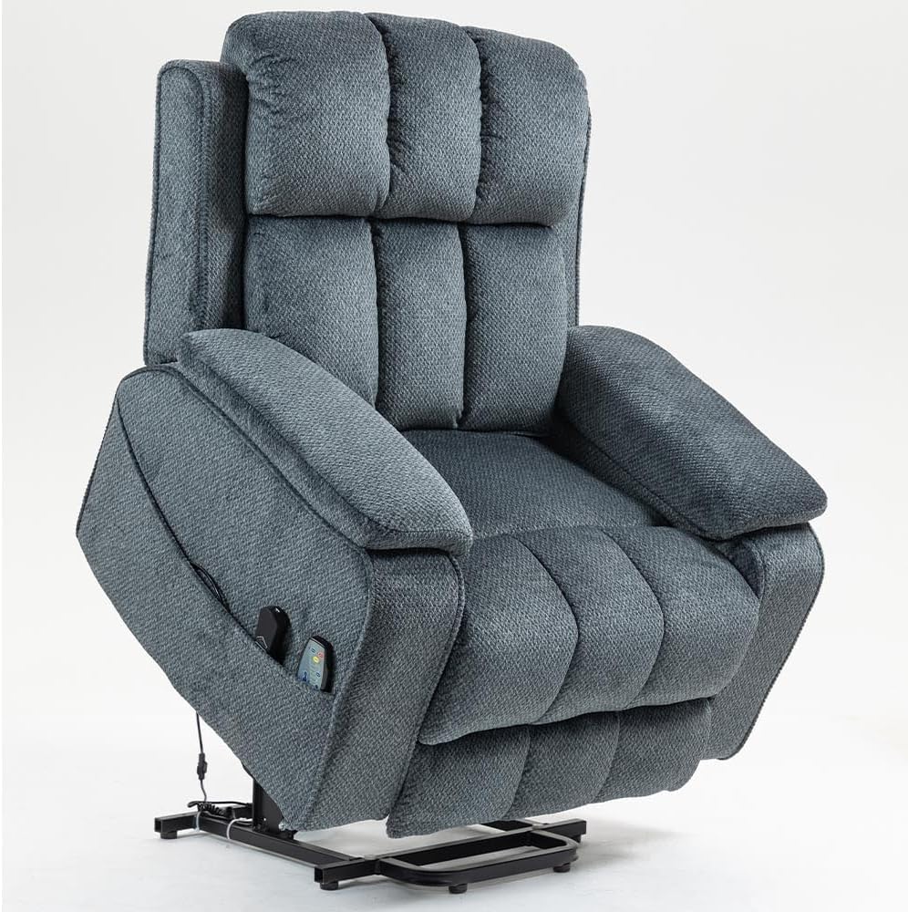 Lazy Boy Recliner Chair, Postoperative Recovery，Retractable 23'' Extra-Long Leg Support Lift Chair Hold up to 400lb，25.5'' Oversized Recliner seat for Big and Tall