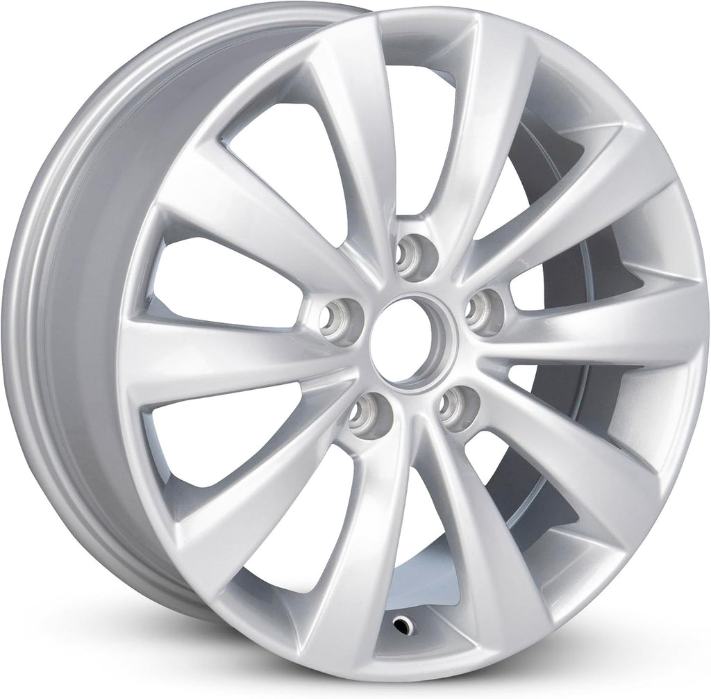 For 2012-2015 Volkswagen Passat 16 Inch Painted Silver Rim - OE Direct Replacement - Road Ready Car Wheel