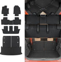 Floor Mats Compatible with 2024 2025 2026 Lexus TX350 TX500h TX550h+ 6&7 Seats Cargo Mat Trunk Liner Back Seat Cover All Weather TX Accessories (Floor Mats+Trunk Mat with Backrest Mat)