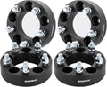 4PC 5x5.5 to 5x5 Wheel Adapters 1.5 Inch with 14x1.5 Studs Compatible with Ram 1500 5 Lug 5x139.7 to 5x127 Rims for 2014-2018 R-A-M 1500