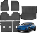 Floor Mats Custom Fit for Chevy Equinox EV 2025 Trunk Mat with Backrest Mat All Weather TPE Rubber Cargo Liner Anti-Slip Full Set for Equinox Accessories (Trunk Mat+Backrest Mats+Floor Mats)