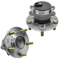 Detroit Axle - 2pc FWD Rear Wheel Bearing Hubs for 2008-2017 Mitsubishi Lancer, 2011-2012 Outlander Sport, Wheel Hub Bearings Assembly Replacement
