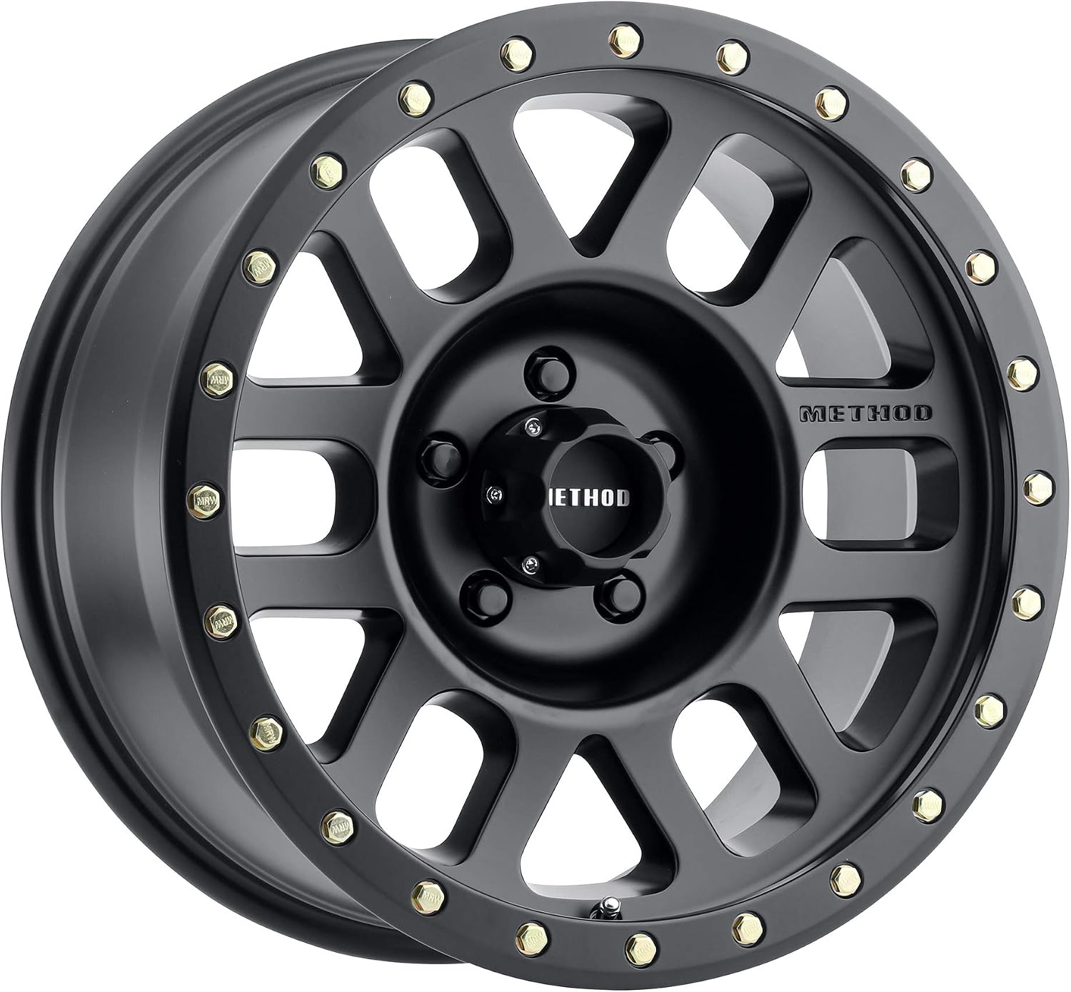 Method Race Wheels 309 Grid Matte Black 17x8.5' 5x5', 0mm offset 4.75' Backspace, MR30978550500