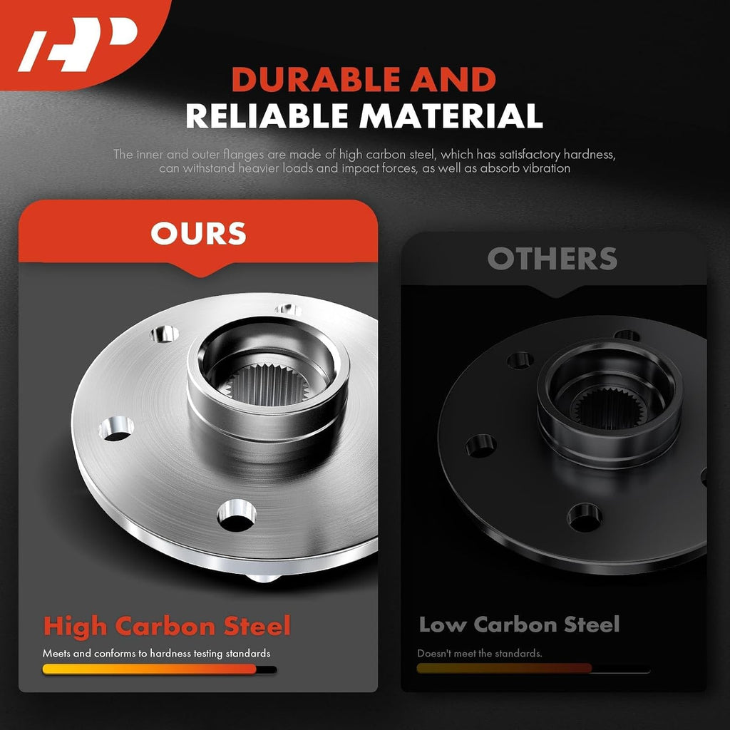 A-Premium 2 x Front Wheel Bearing and Hub Assembly Compatible with BMW E84 Series X1 2012 2013 2014 2015, AWD Only