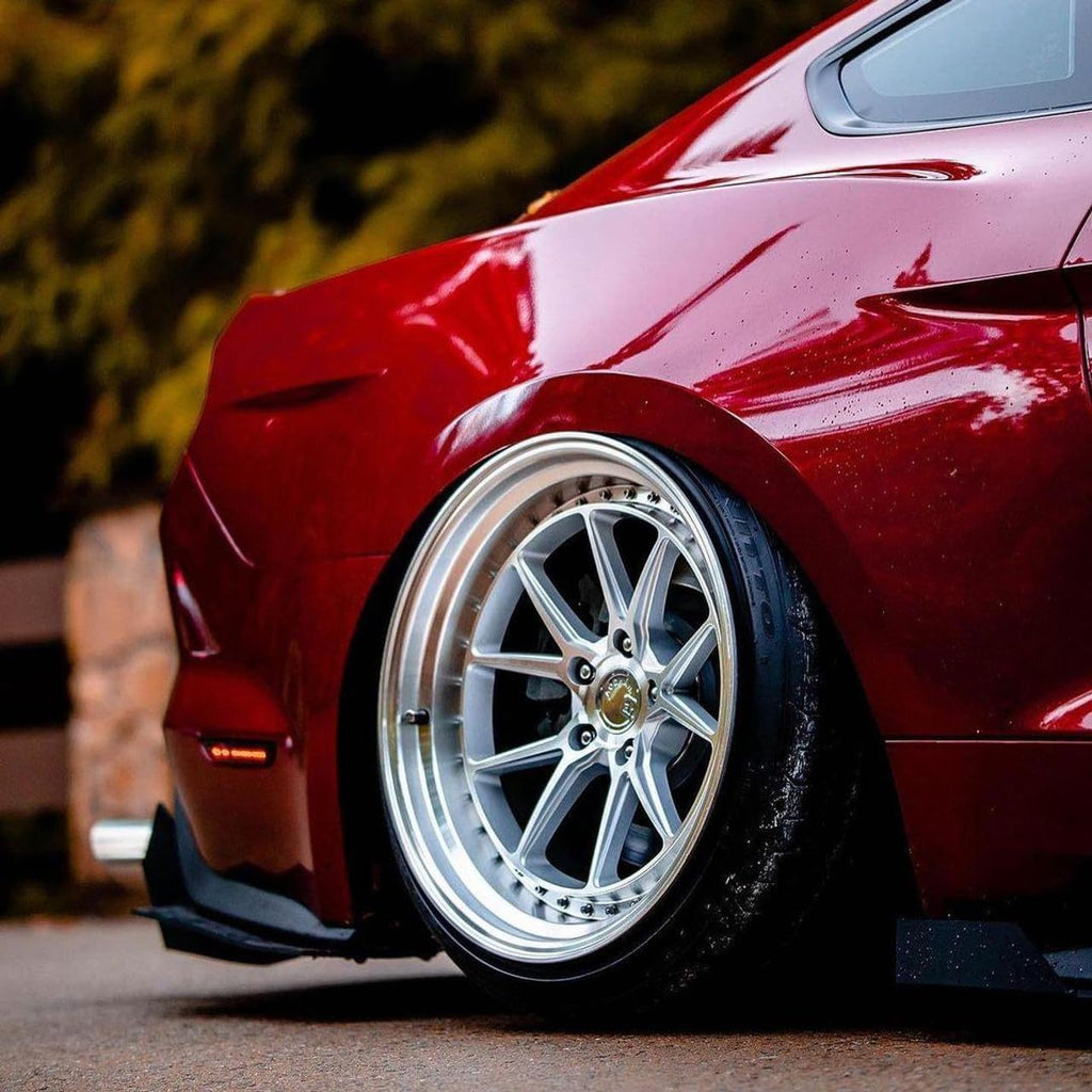 Aodhan DS08 Custom Wheel - 18x8.5, 35 Offset, 5x120.65 Bolt Pattern, 72.6mm Hub - Silver with Machined Face Rim