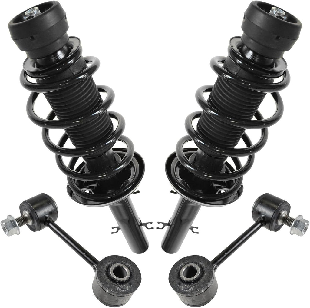 TRQ Front Suspension Kit Compatible with 1998-2000 Volkswagen Beetle 2000-2005 Golf Jetta