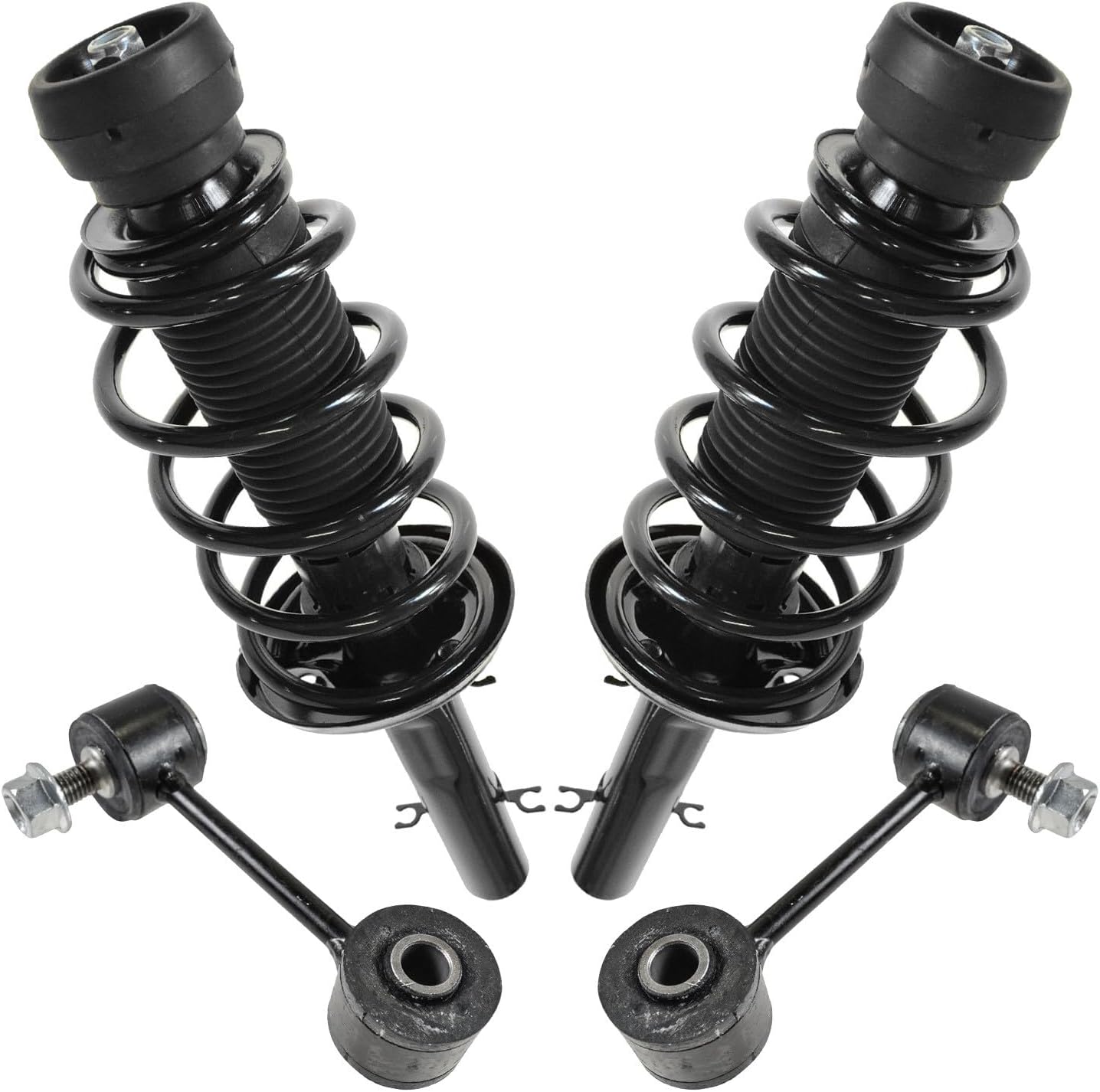 TRQ Front Suspension Kit Compatible with 1998-2000 Volkswagen Beetle 2000-2005 Golf Jetta