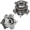 Detroit Axle - AWD 2pc Rear Wheel Bearing Hubs Assembly for Nissan Murano 2003-2007, 5 Lugs w/ABS Wheel Hub Assembly
