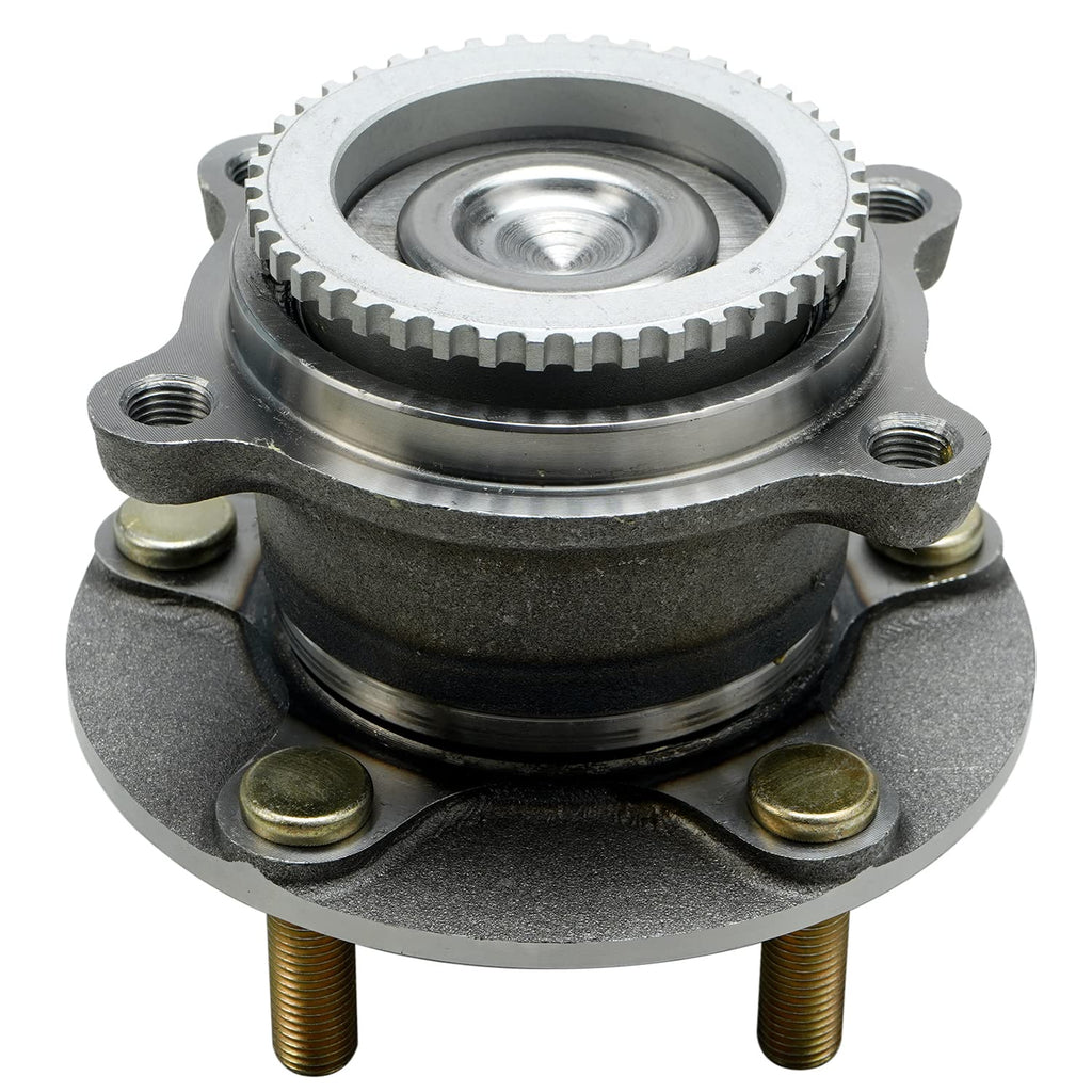 Detroit Axle - 2pc FWD Rear Wheel Bearing Hubs for 04-08 10-11 Mitsubishi Endeavor, 2 Wheel Bearing and Hubs Assembly 2004 2005 2006 2007 2008 2010 2011 Replacement