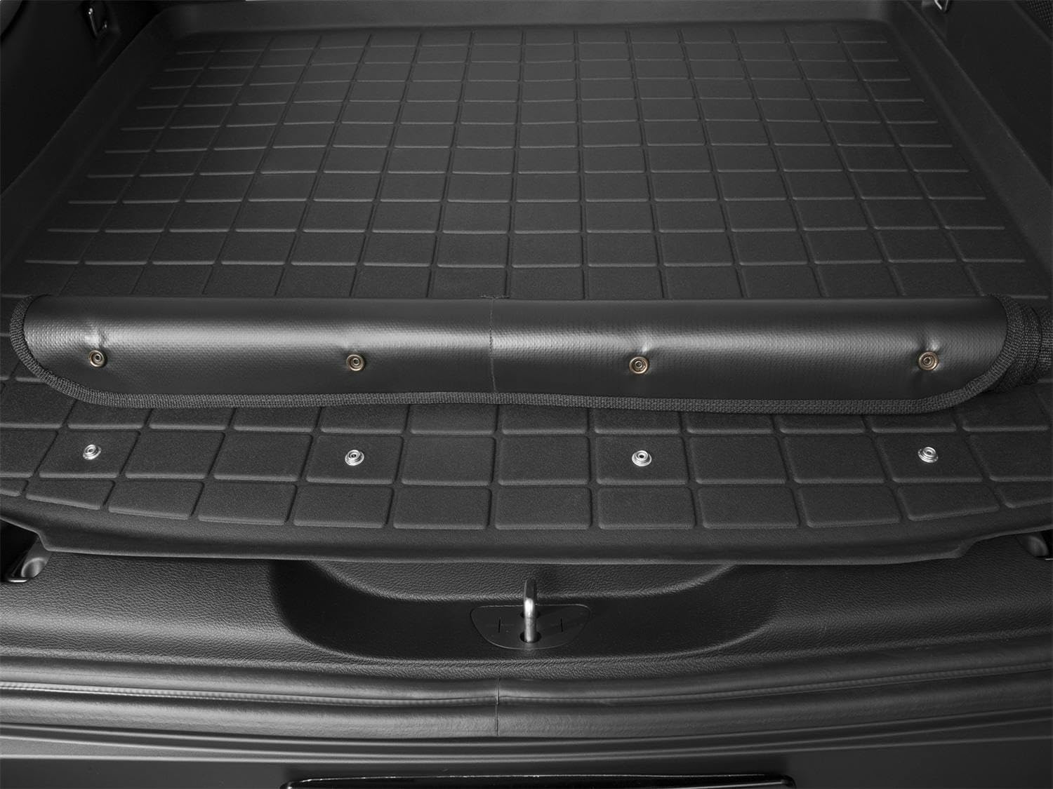 WeatherTech Cargo Trunk Liner with Bumper Protector for Genesis GV70, Electrified GV70, Behind 2nd Row w/Bumper Protector (401481SK), Black