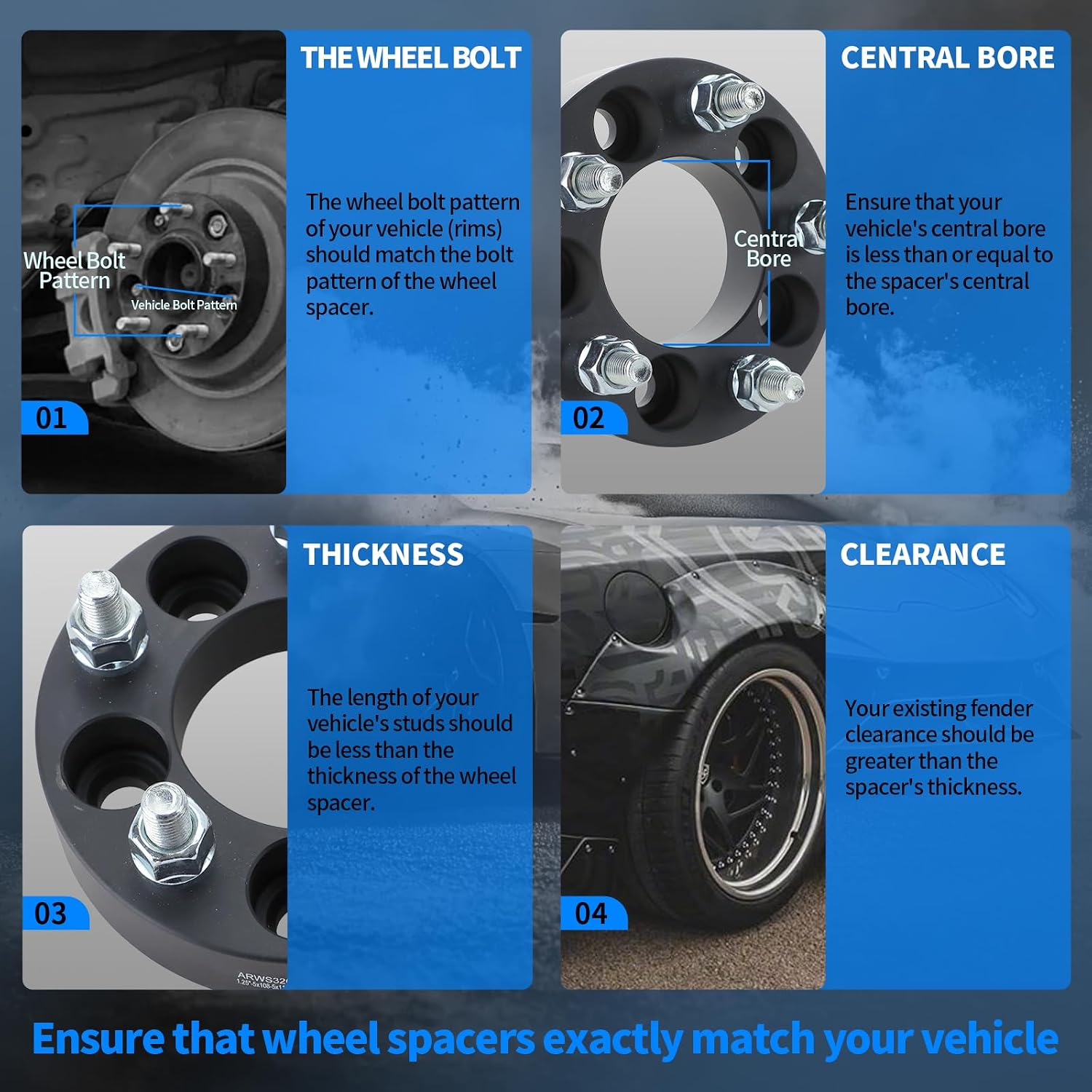 6x139.7mm to 6x135mm Wheel Adapters 1.5 inch, Lug Centric Wheel Adapters (Changes Bolt Pattern) with M14x1.5 Studs 108mm Hub Bore,4Pcs Adapters fit for Silverado 1500, 1500, Sierra 1500, Tahoe