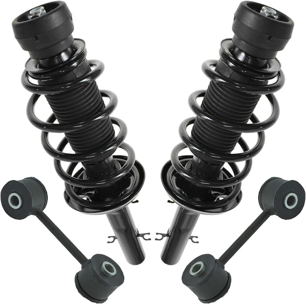 TRQ Front Suspension Kit Compatible with 2001-2010 Volkswagen Beetle 2001-2005 Golf Jetta
