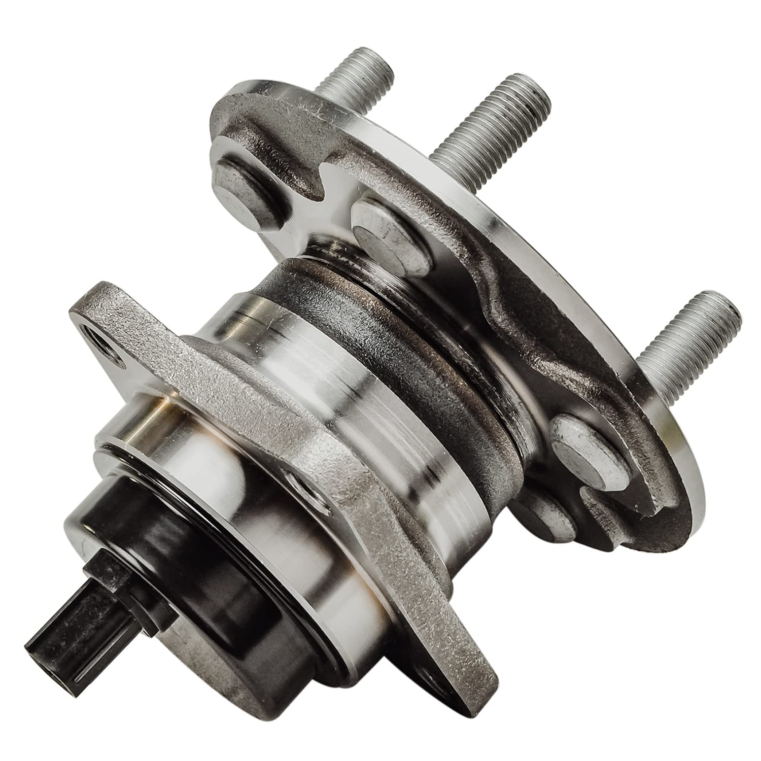Detroit Axle - Pair Rear Wheel Bearing Hubs for 2009-2019 Toyota Corolla, 2009-2010 Pontiac Vibe [1.8L], 2009-2014 Matrix [1.8L], 5 Lugs w/ABS, 2011 2012 2013 2015 2016 2017 2018 Replacement