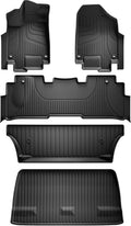 Floor Mats & Cargo Liner Fit for Honda Odyssey 2018-2026 Mini Passenger Van | All Weather TPE Car Floor Liners-1st & 2nd & 3rd Row & Cargo Mat Full Set