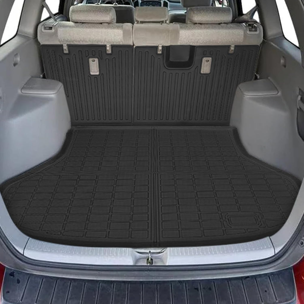 Floor Mats for Toyota Highlander 2001 2002 2003 2004 2005 2006 2007, NOT for with 3rd Row or Hybrid, ONLY 5seats, Floor Mats for Highlander Base Limited Sport,TPE Floor Liners&Seatback Mat&Cargo Liner