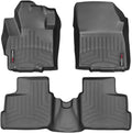 WeatherTech Custom Fit FloorLiners for Mitsubishi Mirage, Mirage, 1st & 2nd Row (44600-1-2), Black