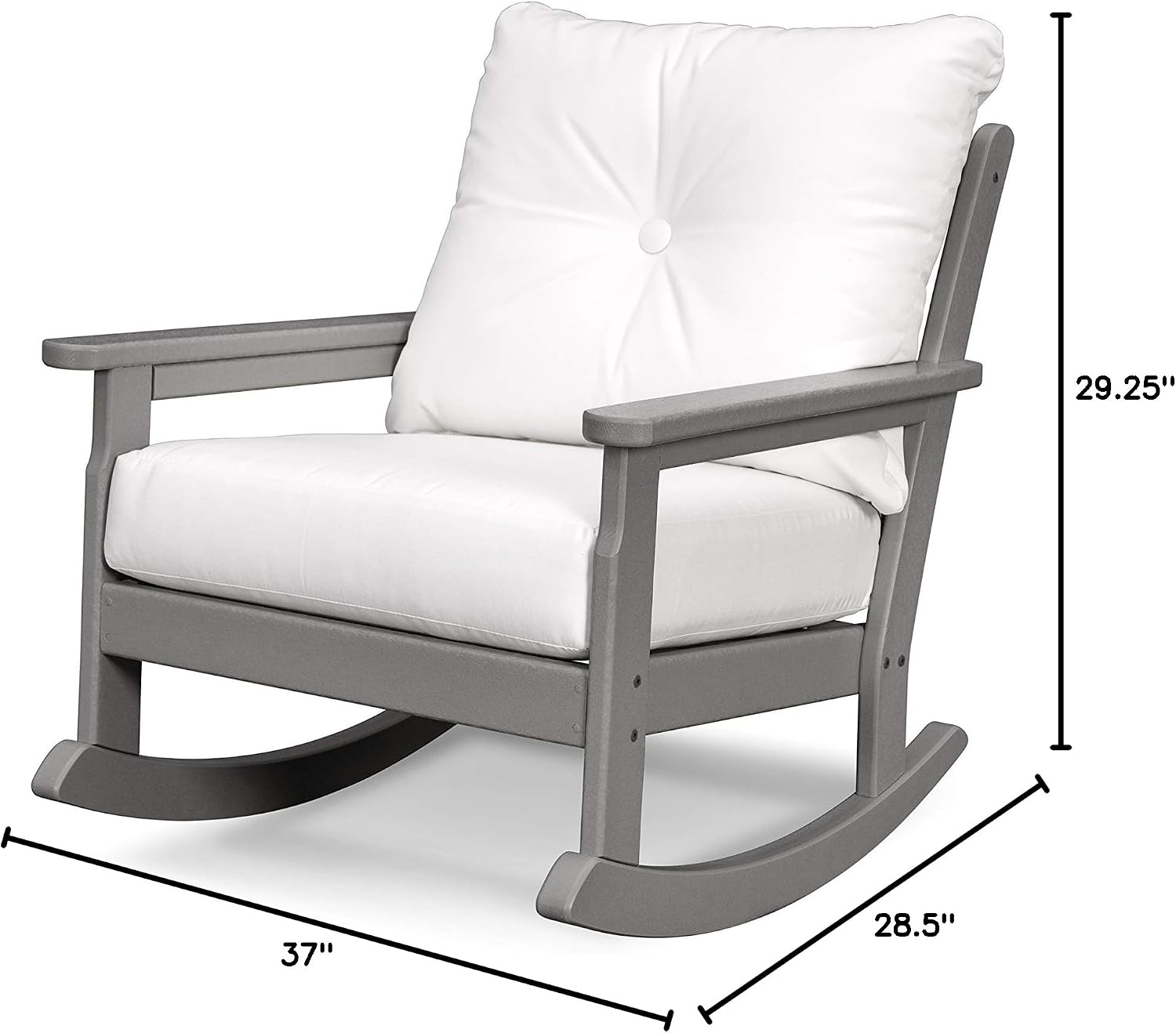 POLYWOOD Vineyard Deep Seating Rocking Chair