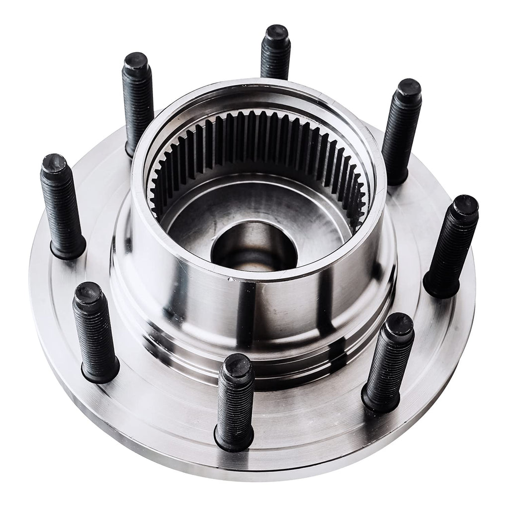Detroit Axle - 4WD Front Wheel Bearing Hub for 1999-2001 Ford F-250 F-350 Super Duty [SRW, 2-Wheel ABS], 1999 2000 2001 Replacement Wheel Bearing Hub Assembly Set