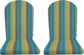RSH Décor Set of 2 Sunbrella Foam Adirondack Chair Cushions | 48' x 20' x 2' | Water and Fade-Resistant | Outdoor Replacement Cushion for Patio Furniture | Made in USA (Astoria Lagoon)