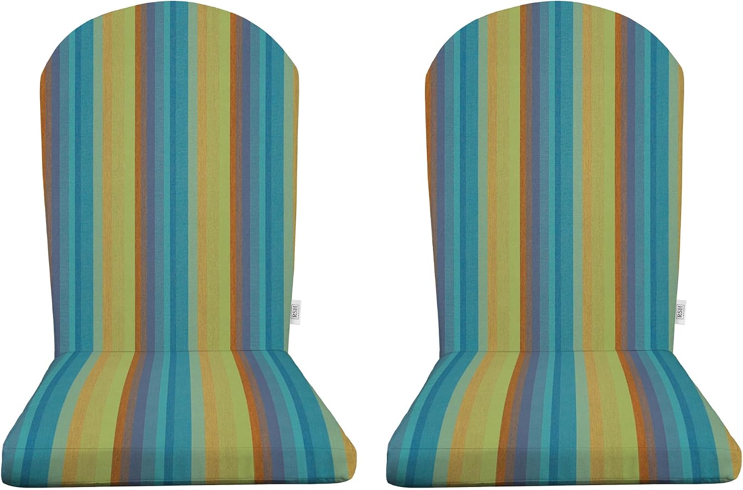 RSH Décor Set of 2 Sunbrella Foam Adirondack Chair Cushions | 48' x 20' x 2' | Water and Fade-Resistant | Outdoor Replacement Cushion for Patio Furniture | Made in USA (Astoria Lagoon)