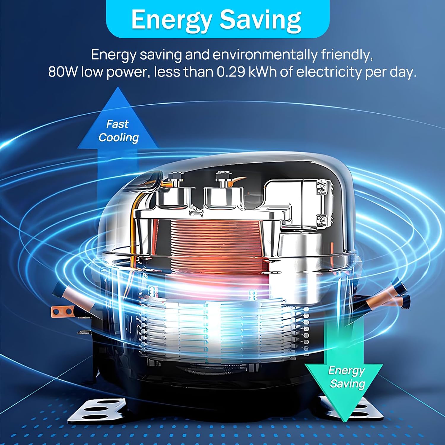 Lab Refrigerator, 2-8℃, 55L/1.9Cu.Ft, LED Lighting Pharmacy Fridge, Small Medical Refrigerator, Digital Thermostat, Designed for Pharmacy, Medicine, Vaccine Storage