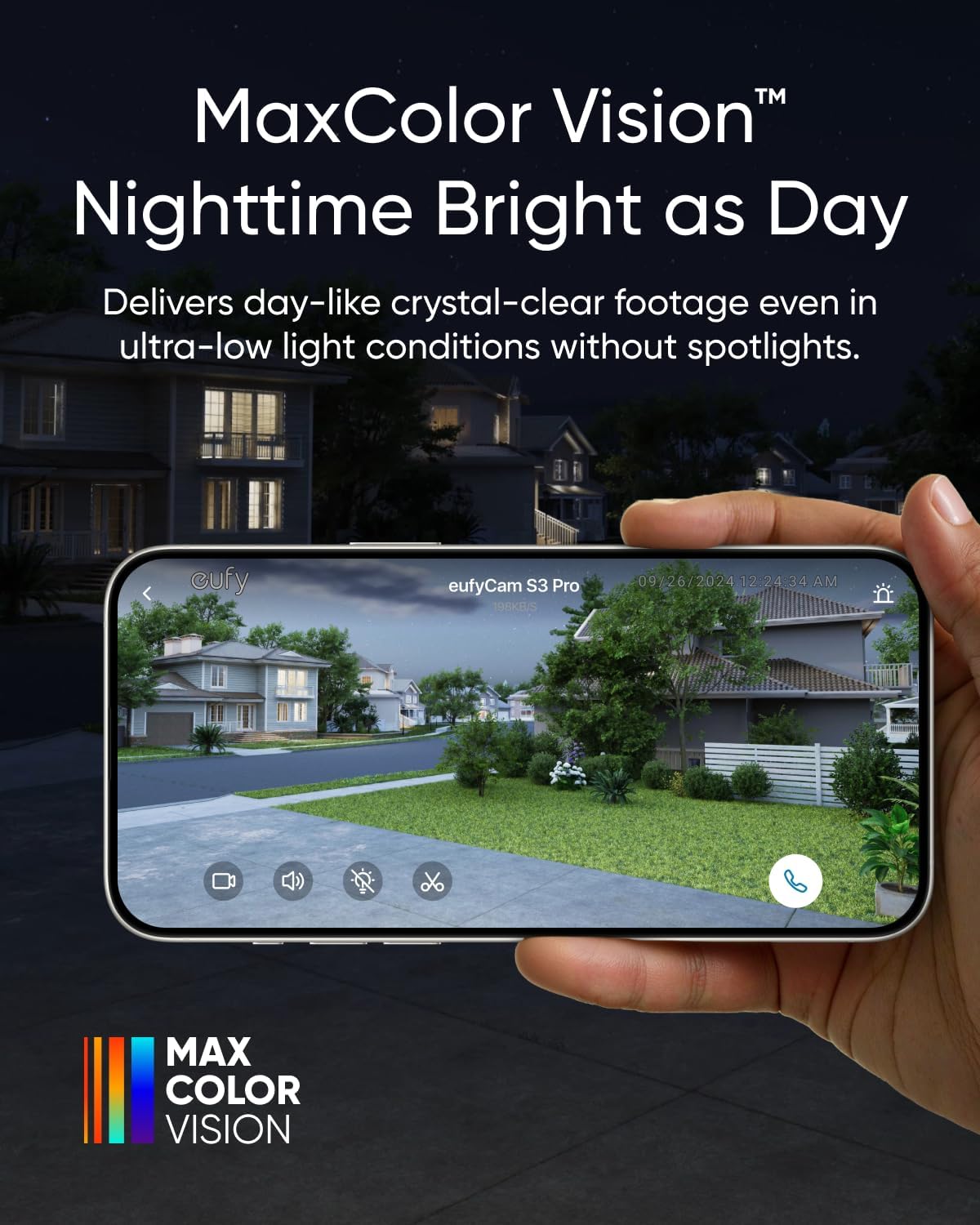 eufy Security eufyCam S3 Pro 4-Cam Kit + SoloCam S340, Solar Camera Outdoor Wireless, MaxColor Night Vision, 4K Security Camera with Solar Panel, 360° Pan & Tilt Surveillance, No Blind Spots