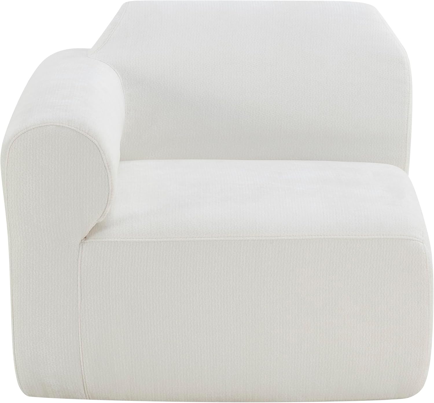 Merax Modern Curved Sectional Sofa with Ottoman, Couch 4-Piece Set High-Density Compressed Sponge, Fully Assembled, Right Hand Facing, Plush Deep Seat for Living Room, Lounge, Apartment, Beige