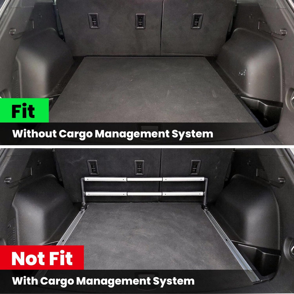 LASFIT Floor Mats & Cargo Liner for Chevrolet Chevy Blazer 2019-2026 (Gas Only), All Weather TPE Custom Fit Floor Mats for Cars (Not Fit Optional Cargo Management System), Car Mats Full Set, Black