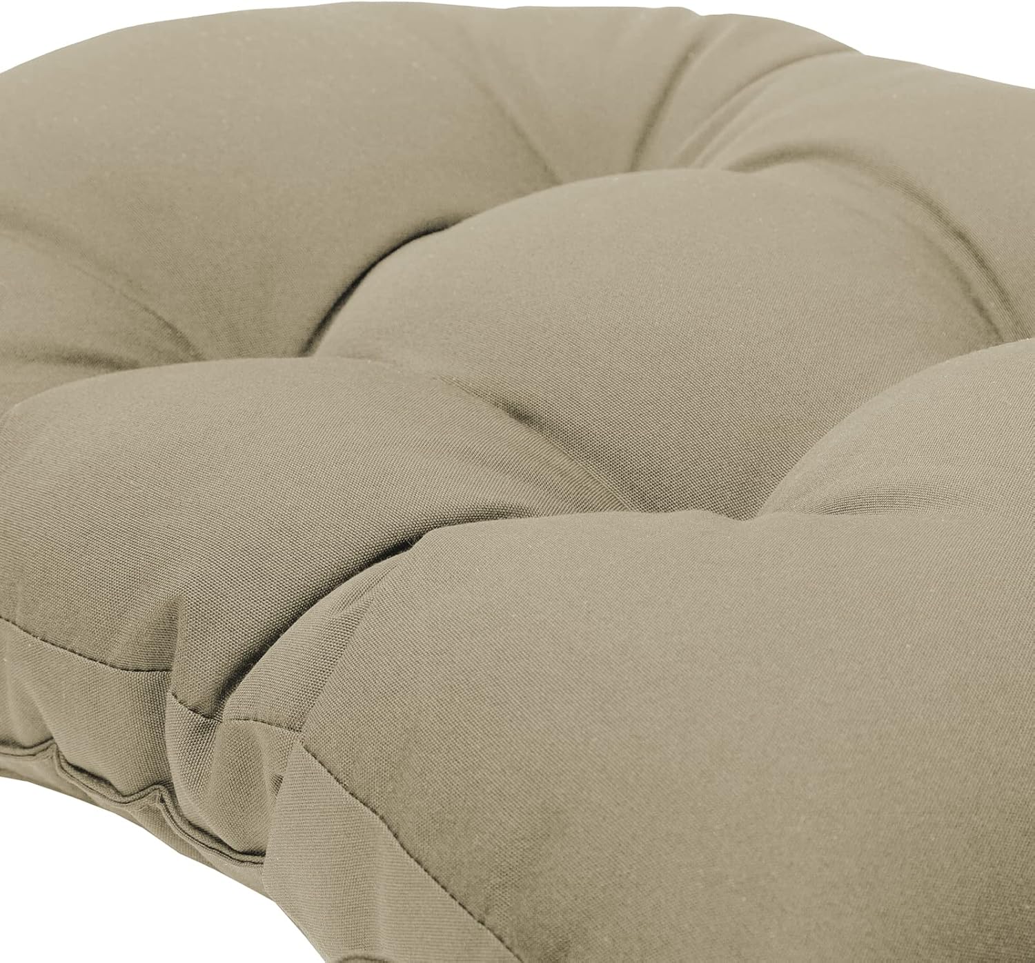 QILLOWAY Outdoor High Back Chair Cushion for Adirondack, All Weather Rocking Chair Cushions Thick Padded Replacement for Patio Furniture Set of 4,Beige