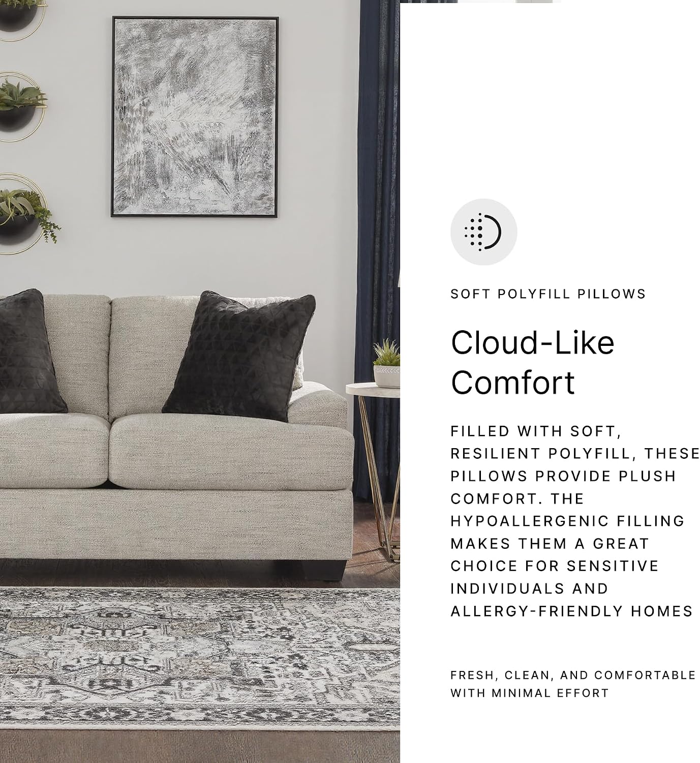 Signature Design by Ashley Vayda Contemporary Loveseat for Living Room, Beige