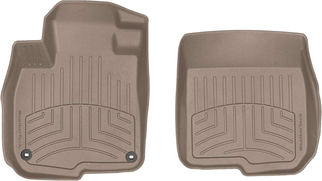 WeatherTech FloorLiner HP Custom Fit Floor Mats for Honda CR-V Hybrid, CR-V 1st Row (4511101IM), Tan