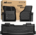 Nilight TPE Floor Mats for Ford F250 F350 F450 Super Duty Crew Cab 1999 2000 2001 2002 2003 2004 2005 2006 2007 All Weather Custom Fit Heavy Duty Floor Liners