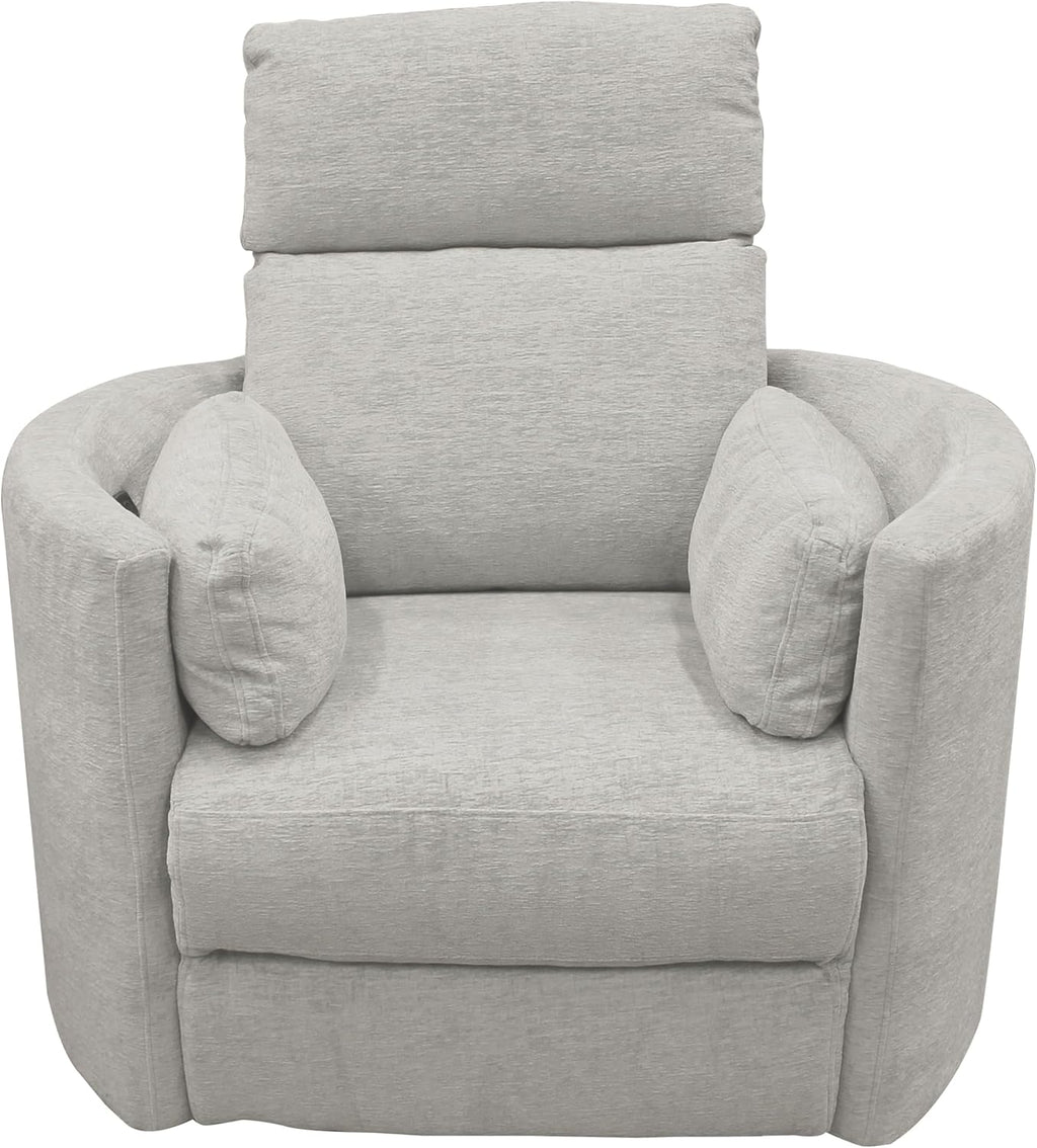 Parker Living Radius - Mineral Power Swivel Glider Recliner for Adults with USB and Type-C Ports, Single Sofa Chair for Living Room