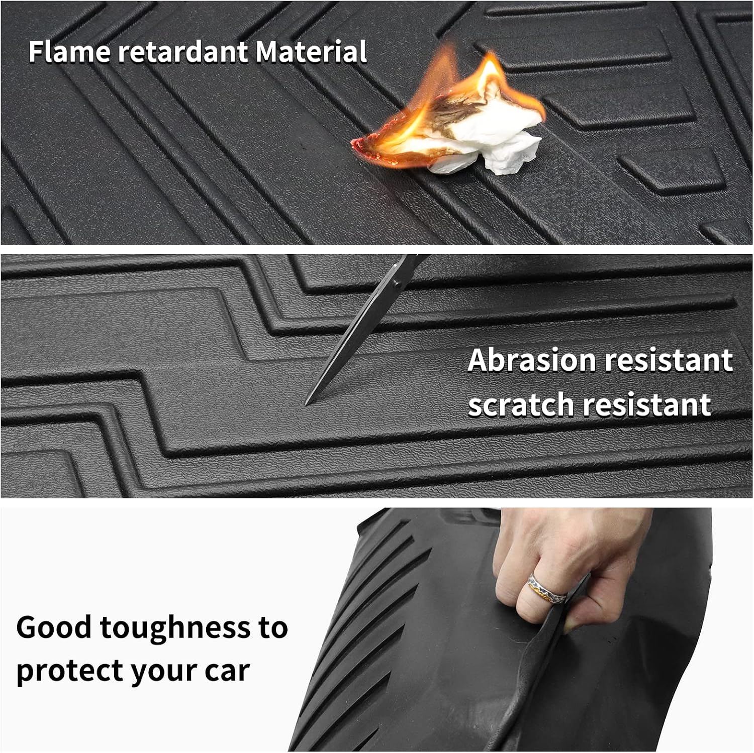 for 2024 2025 2026 Subaru Crosstrek/Impreza Floor Mats Trunk Cargo Liner and Backrest Mat Full Set All Weather TPE Protection Mat fit Crosstrek Impreza Accessories