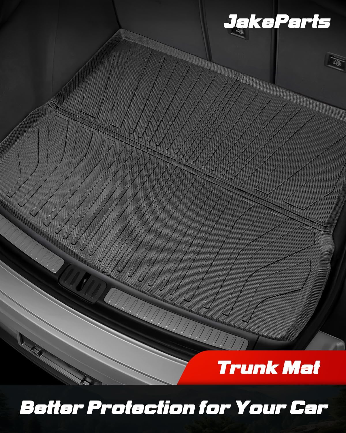 Car Floor Mats for Porsche Macan 2014-2025 2026 4PCS Full Set Not for EV | All Weather Full Coverage Floor Liners Heavy Duty Waterproof Long-Lasting Macan T/S/Turbo/GTS Accessories TPE Rubber Carpet