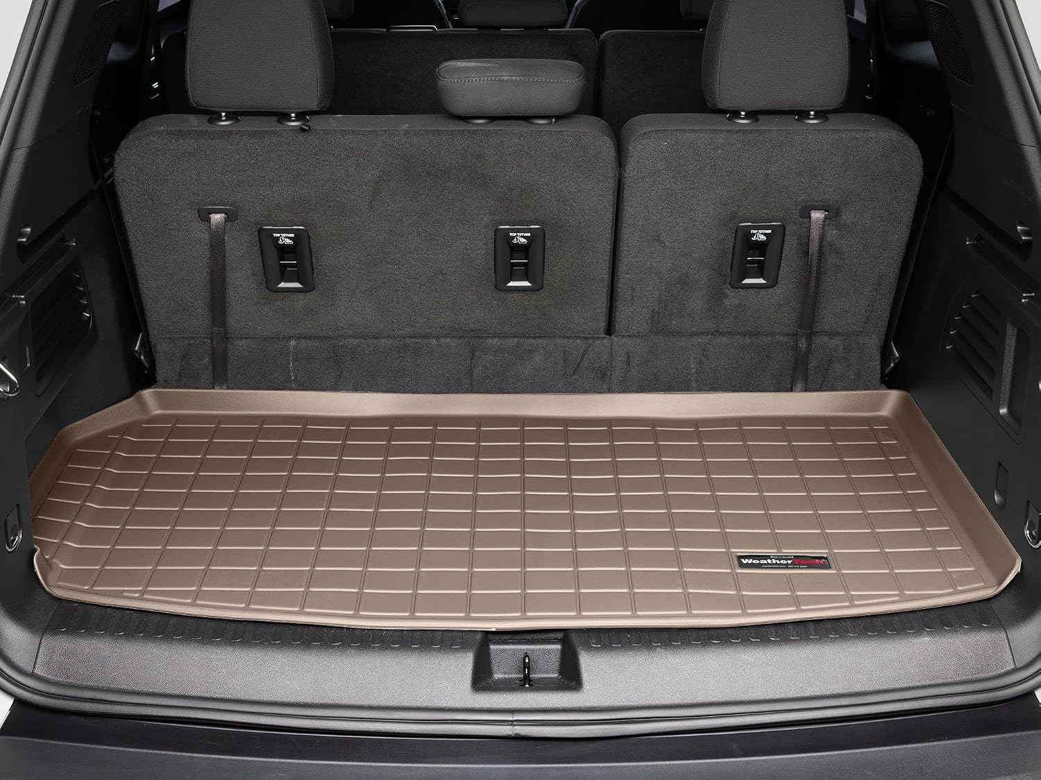 WeatherTech Cargo Trunk Liner for GMC Acadia, Traverse, Enclave - Behind 3rd Row (411789), Tan