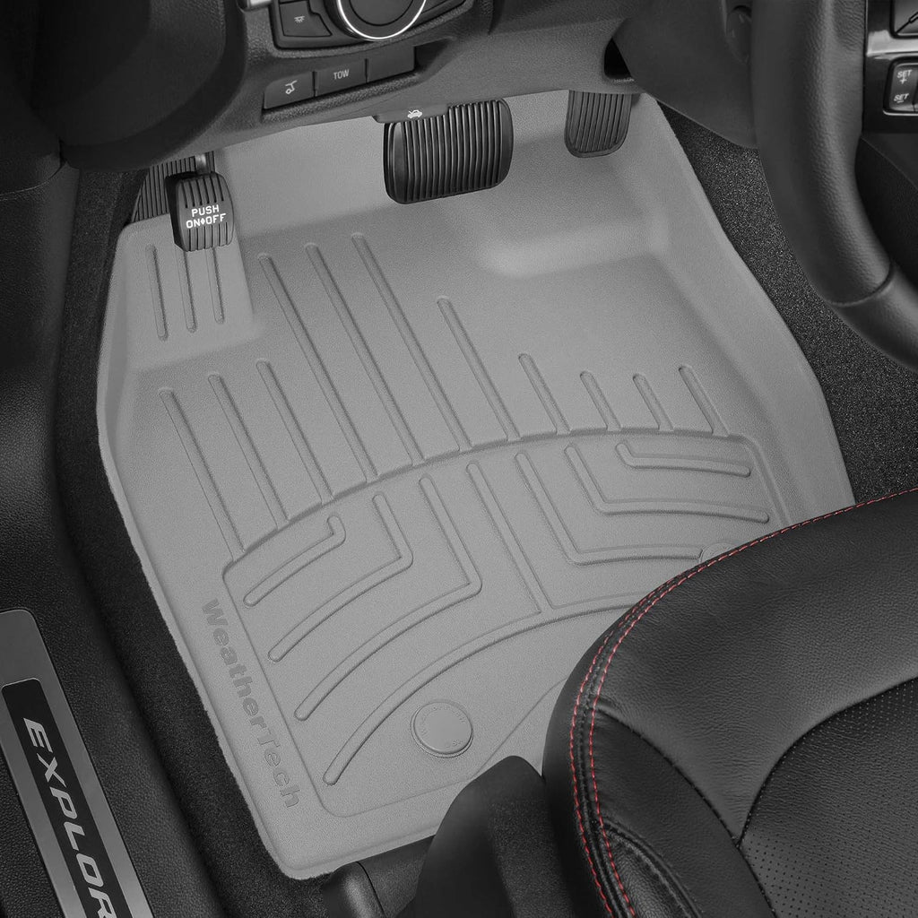 WeatherTech FloorLiner HP Custom Fit Floor Mats for Toyota Highlander Full Set (441609-1-2-3IM), Black