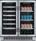 EdgeStar CWB2886FD 30-Inch Built-In Wine and Beverage Cooler with French Doors
