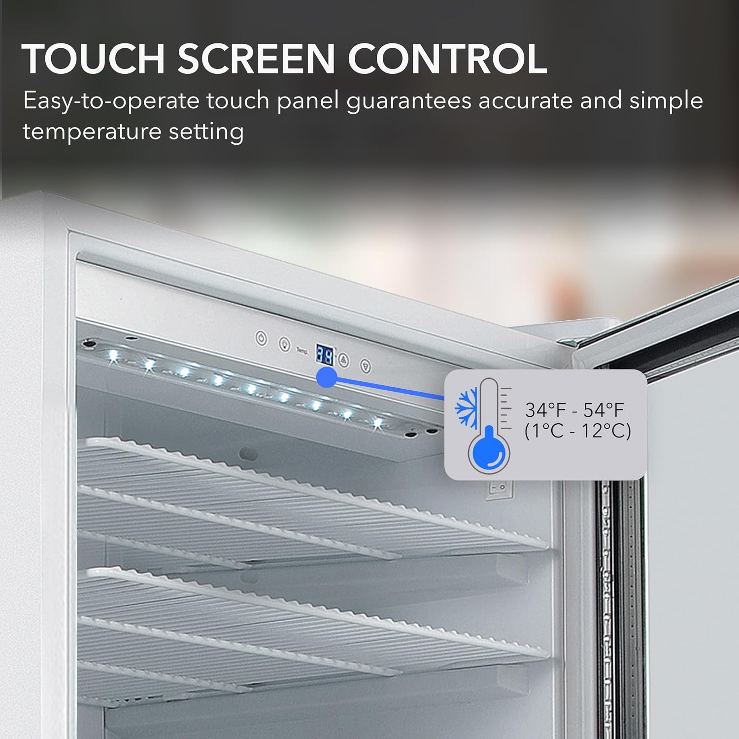 Whynter CBM-1060XLWa White Freestanding 10.6 cu. ft. Stainless Steel Commercial Beverage Merchandiser with Superlit Door and Lock