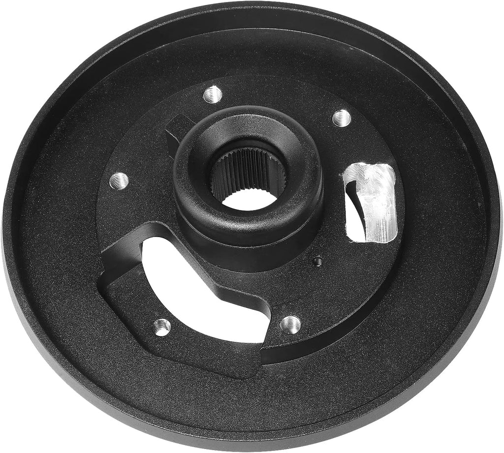 NRG Innovations Racing Style Steering Wheel Short Hub, Lockable Aluminum Steering Shaft, 6x70mm Bolt Pattern Quick Release Adapter Unit, Compatible With 13+ Mini Cooper Gen3, Black, NRG-SRK-F56H