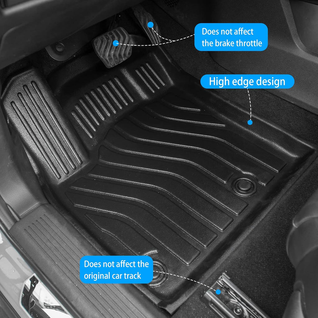 Bomely Floor Mats Compatible with 2021-2025 2026 Nissan Rogue Trunk Mat Cargo Liner TPE All Weather Back Seat Cover Protector 2024 Rogue Accessories (Rear Trunk Mat+Backrest Mats+Floor Mats)