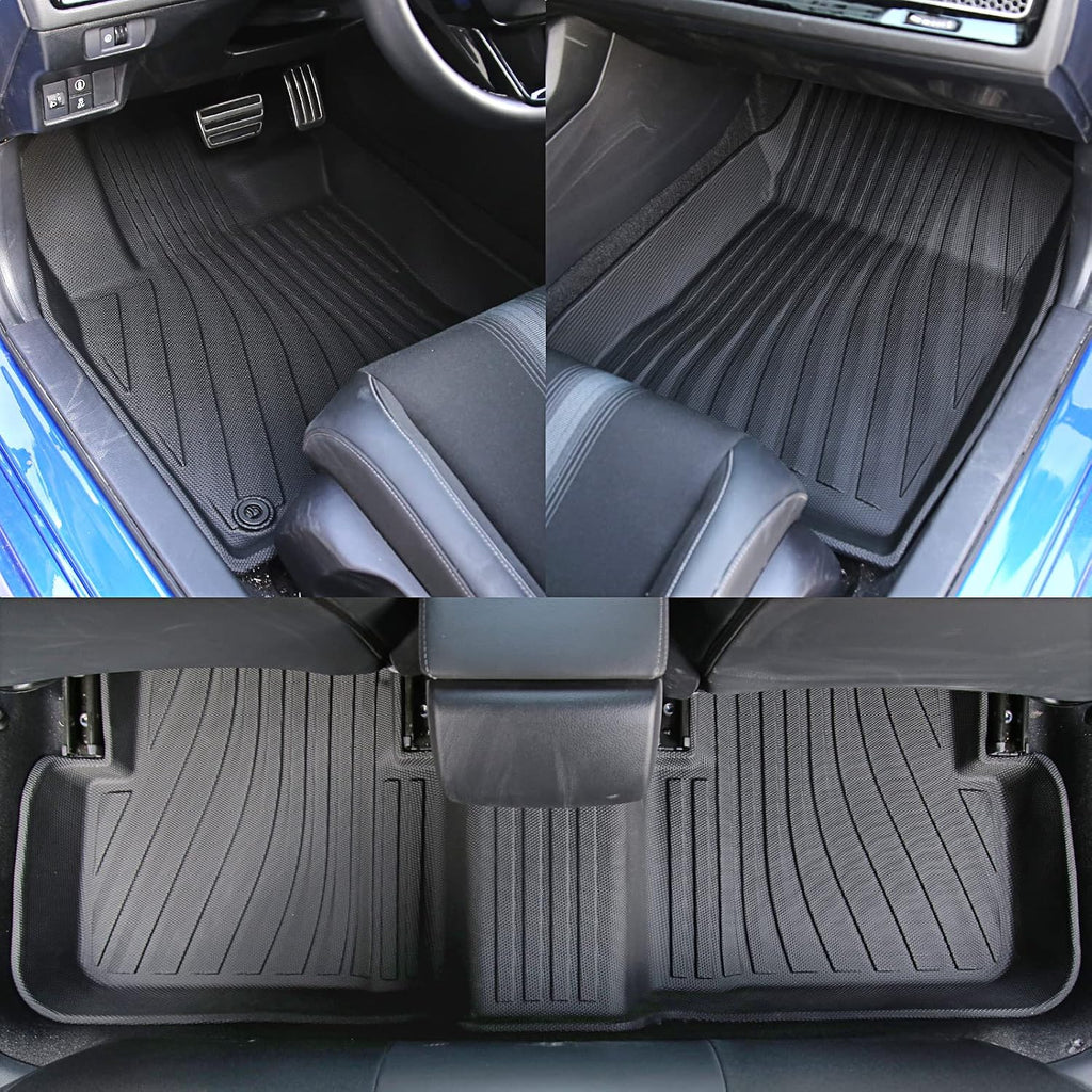 Floor Mats Compatible with 2022-2025 2026 Honda Civic Sedan (Not for Hatchback) Trunk Mat Cargo Mat Cargo Liner All Weather Trunk Liner Civic Accessories (Rear Trunk Mat +Floor Mats)