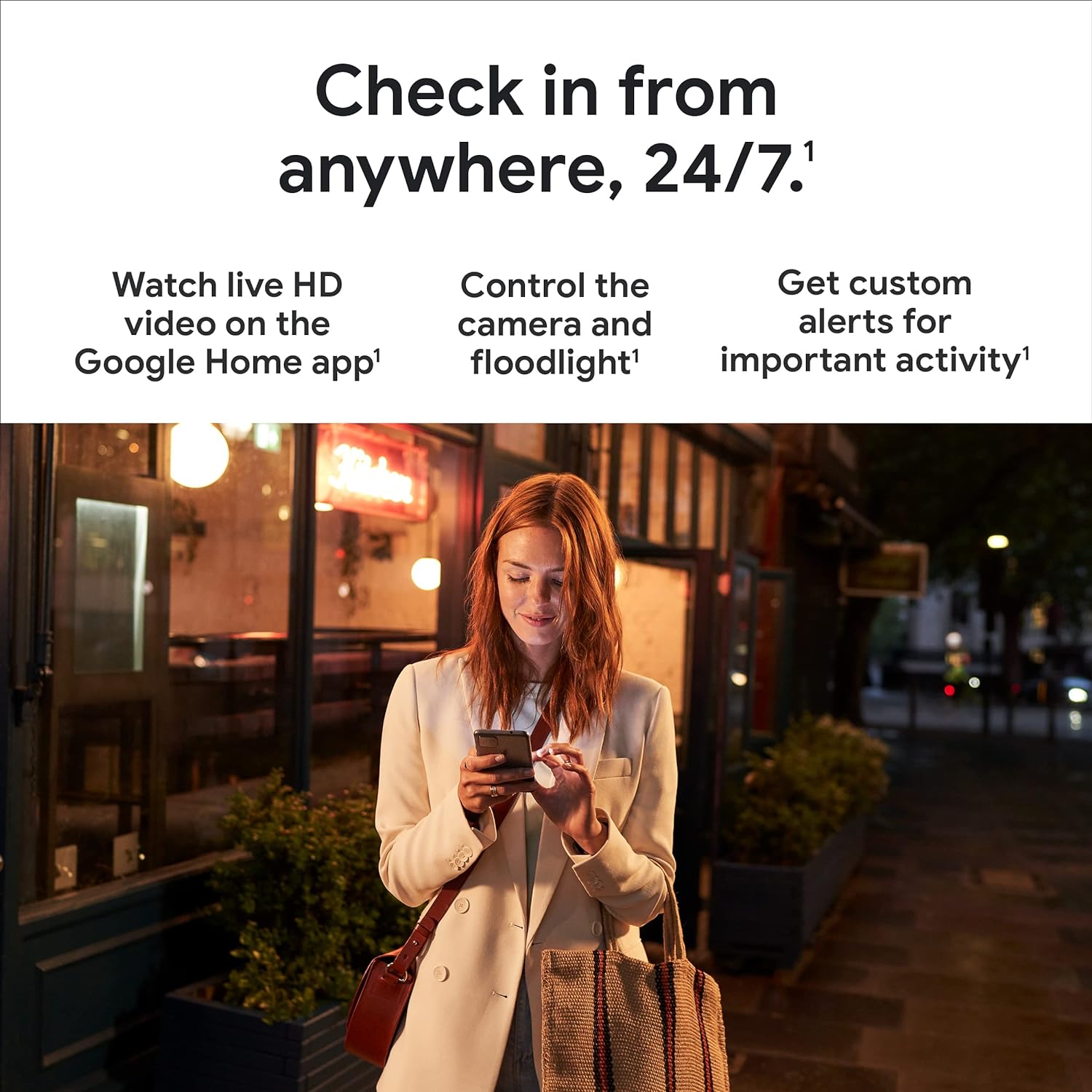 Google Nest Cam with Floodlight - Outdoor Camera - Floodlight Security Camera (Renewed)