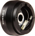 NRG Innovations NRG-SRK-142H Racing Style Steering Wheel Quick Release Short Hub Adapter, 6 X 70mm Bolt Pattern, Black Body