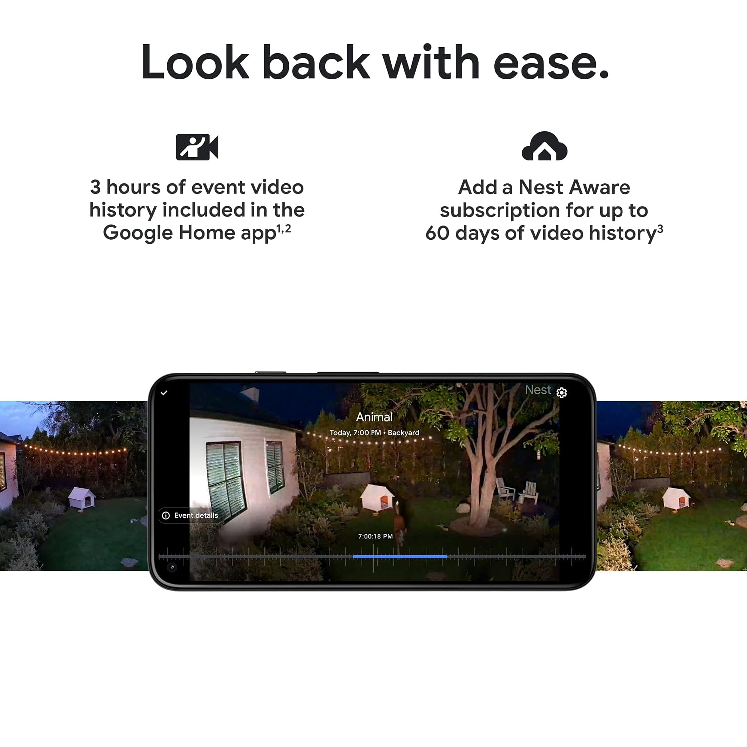 Google Nest Cam with Floodlight - Outdoor Camera - Floodlight Security Camera (Renewed)