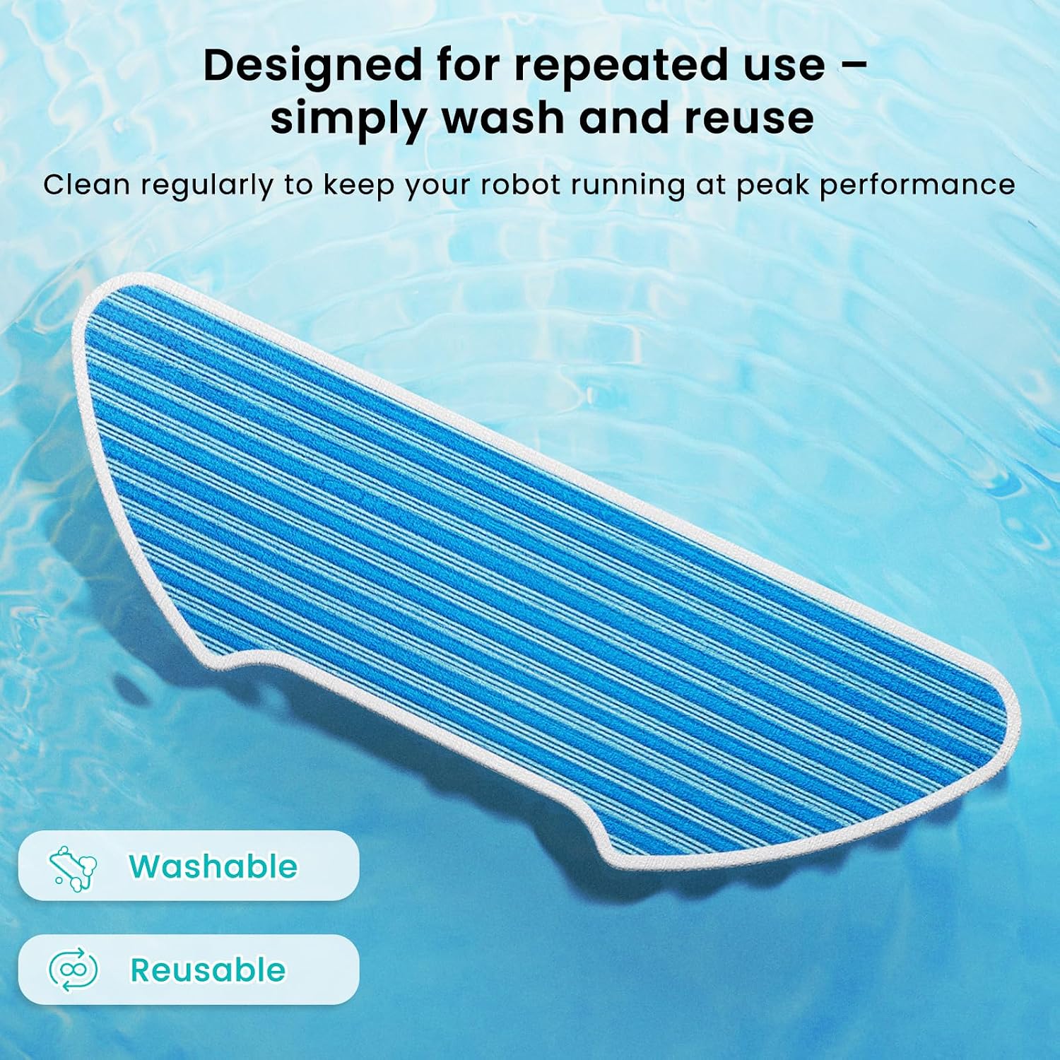 Lefant M2 Plus LiDAR Robot Vacuum and Mop with 2Packs Washable Authentic Replacement Mop Pads