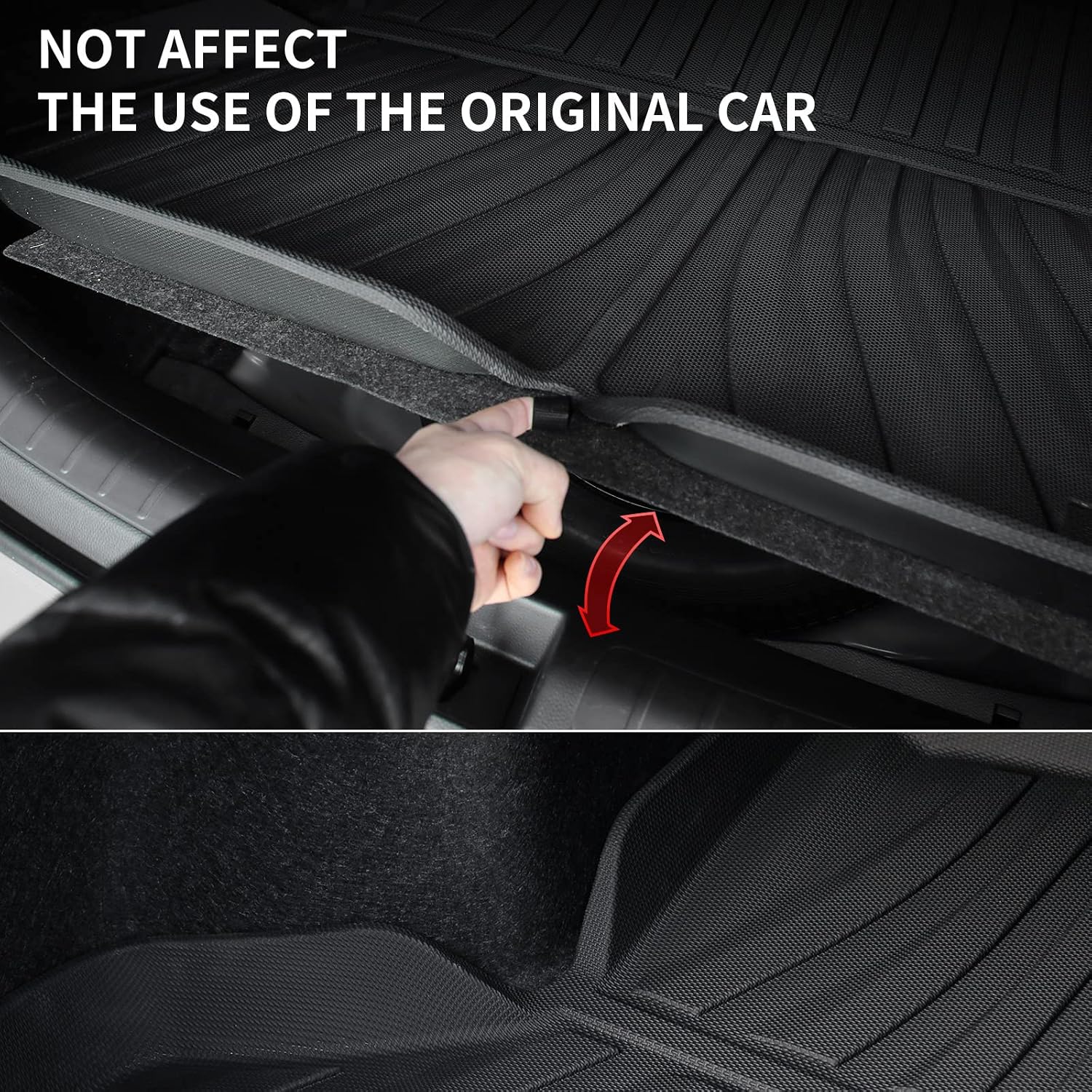 powoq Floor Mats Compatible with 2022-2026 Honda Civic Sedan Trunk Mat Cargo Liner Back Seat Protector TPE Replacement for 2022-2024 2025 2026 Honda Civic Sedan Accessories (Trunk Mat+Floor mats)