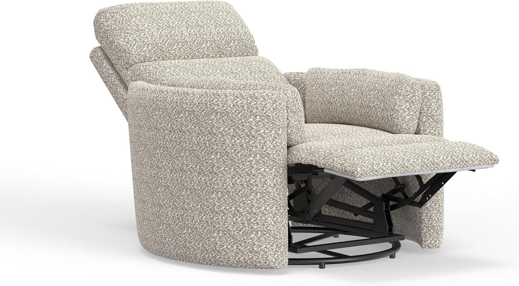 Parker Living Radius - Tatum River Rock Power Swivel Glider Recliner for Adults with USB and Type-C Ports, Single Sofa Chair for Living Room