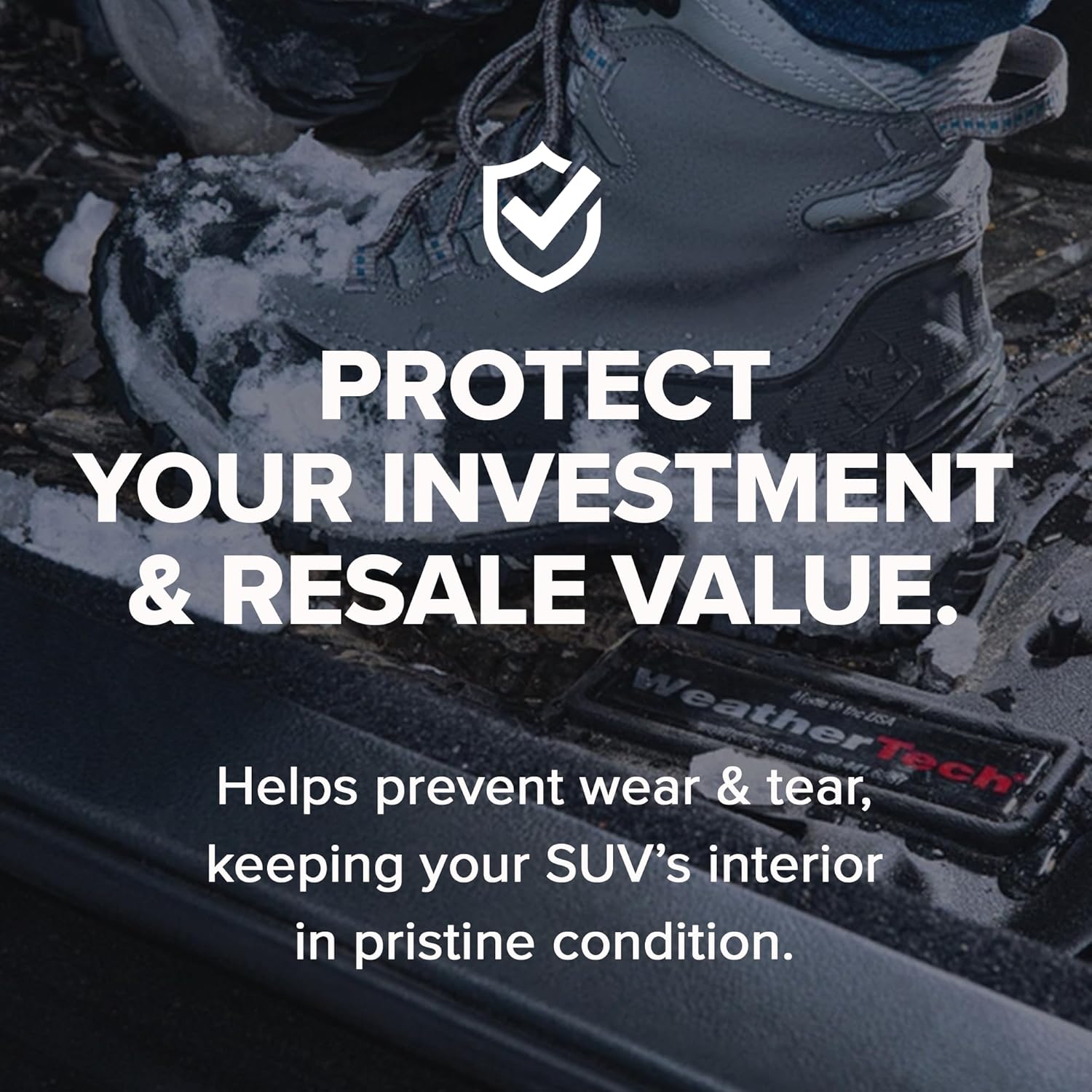 WeatherTech Custom Fit FloorLiners for Ford Expedition, Navigator, Full Set (451295-1-4), Tan