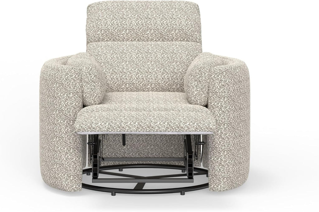 Parker Living Radius - Tatum River Rock Power Swivel Glider Recliner for Adults with USB and Type-C Ports, Single Sofa Chair for Living Room